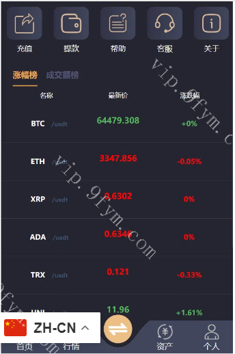 3国语言黑色微盘源码
