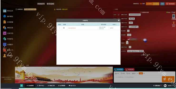 财经类直播源码/房间多开/聊天审核/喊单提醒/聊天互动
