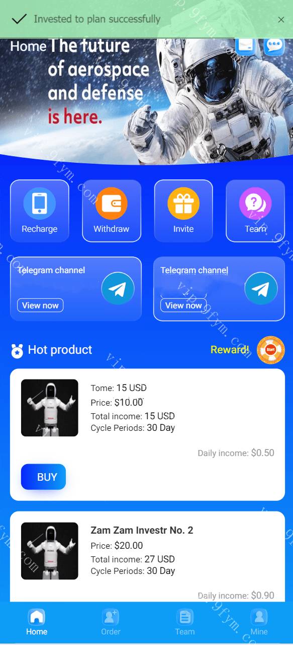 最新外太空投资理财系统源码